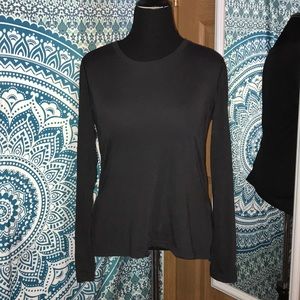 Black long sleeved T